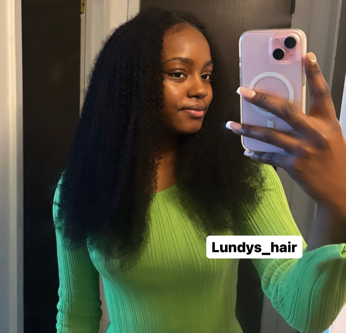 100% human hair / curly part wig