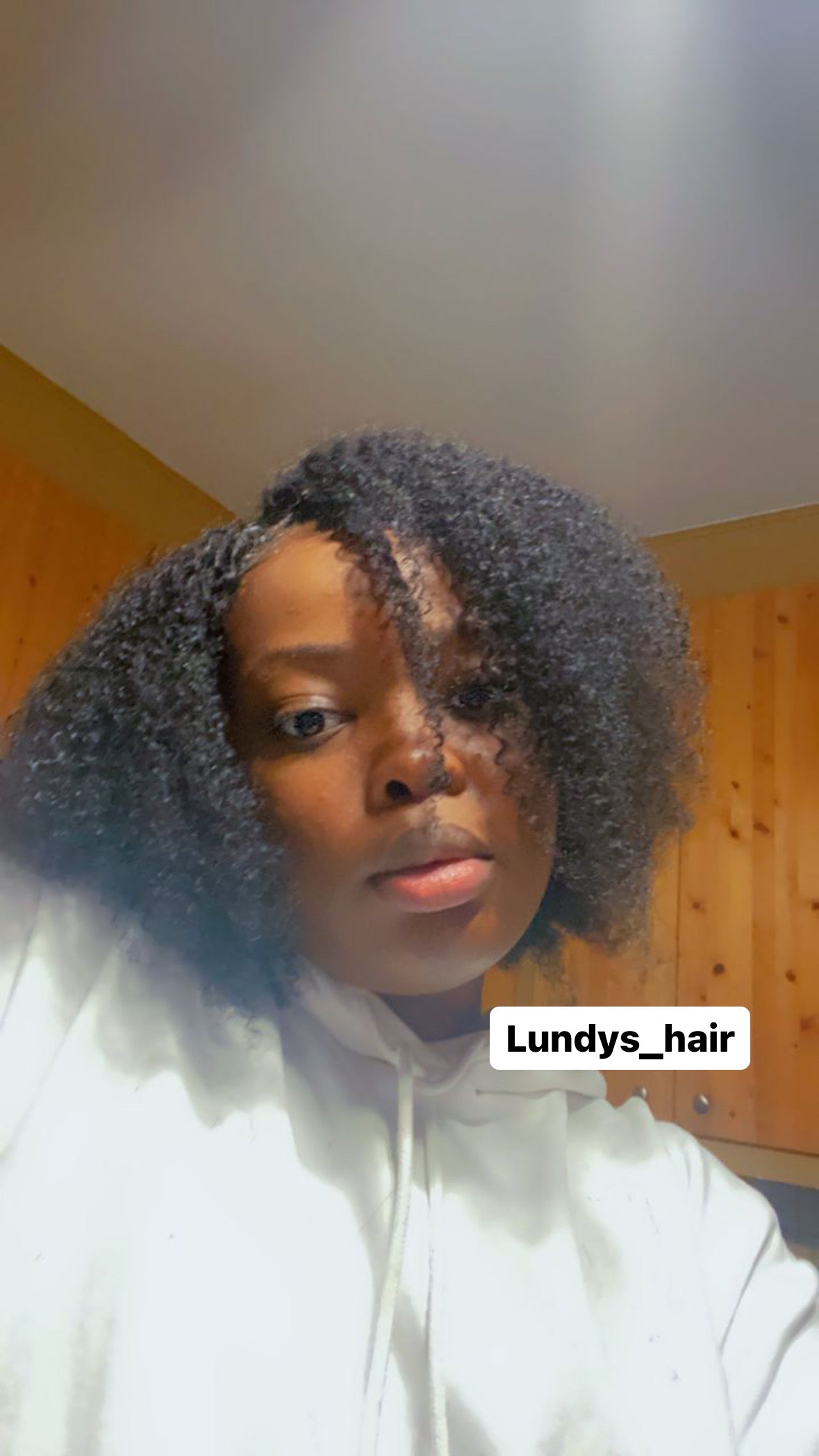 100% human hair / curly part wig