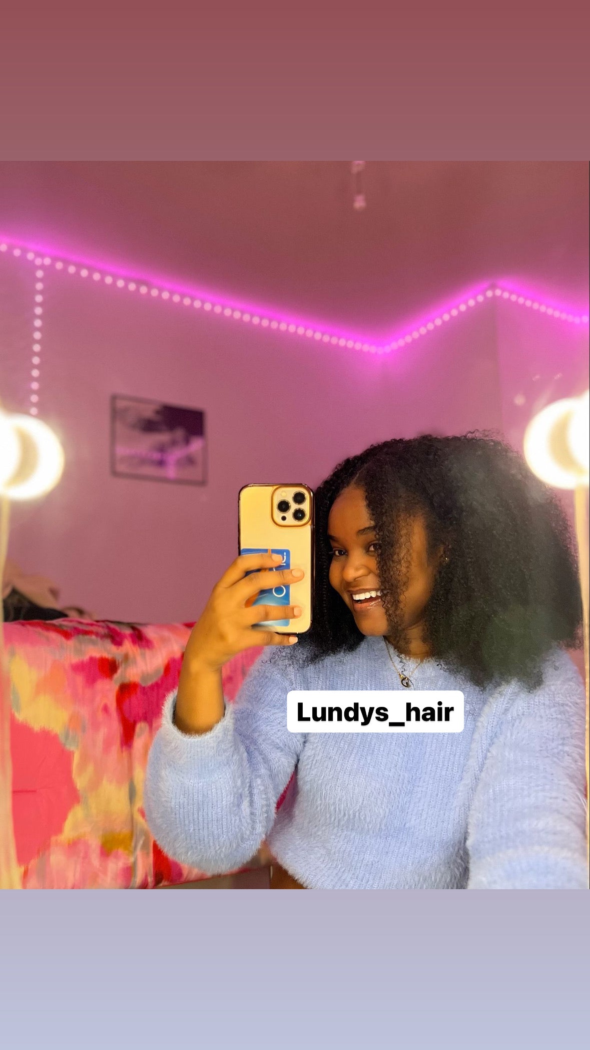 100% human hair / curly part wig
