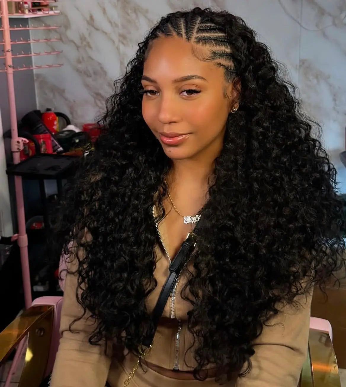 Kinky curly hair bundles