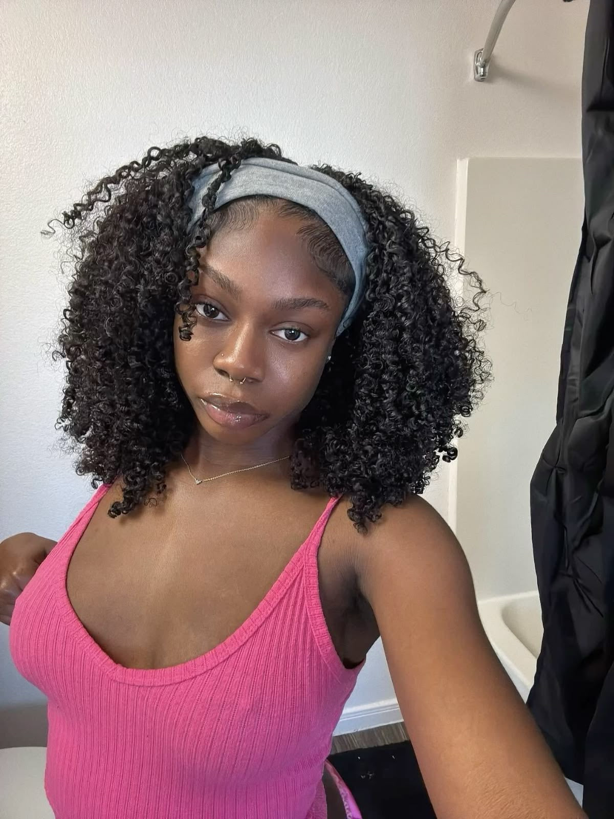 Raw Afro Curly Clip-Ins (100% human hair).