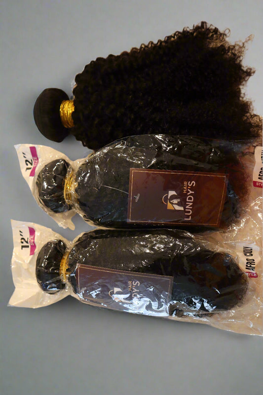 Raw Curly Hair bundles.