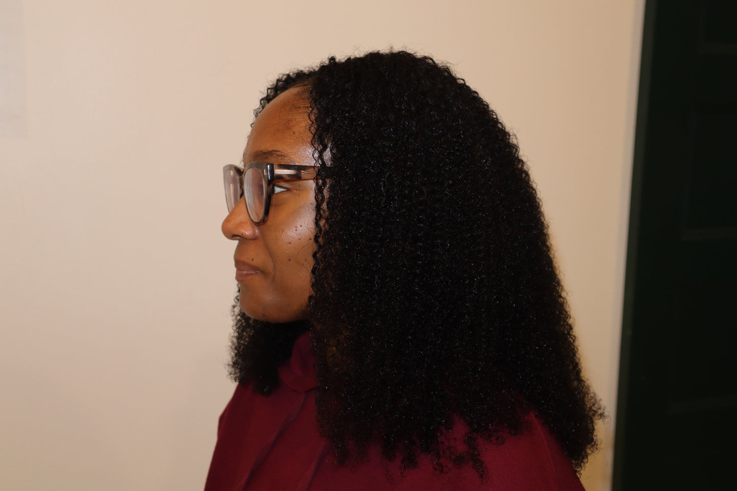 100% human hair / curly part wig