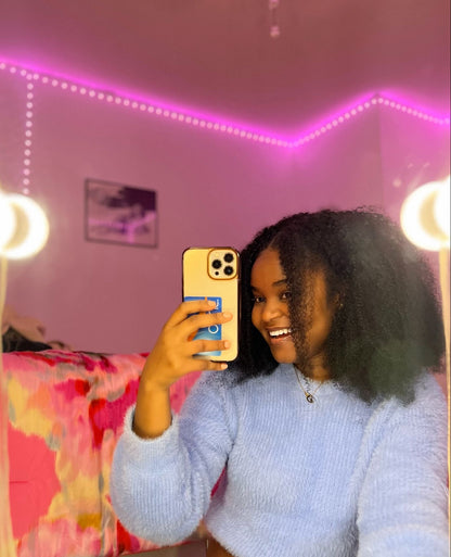 100% human hair / curly part wig